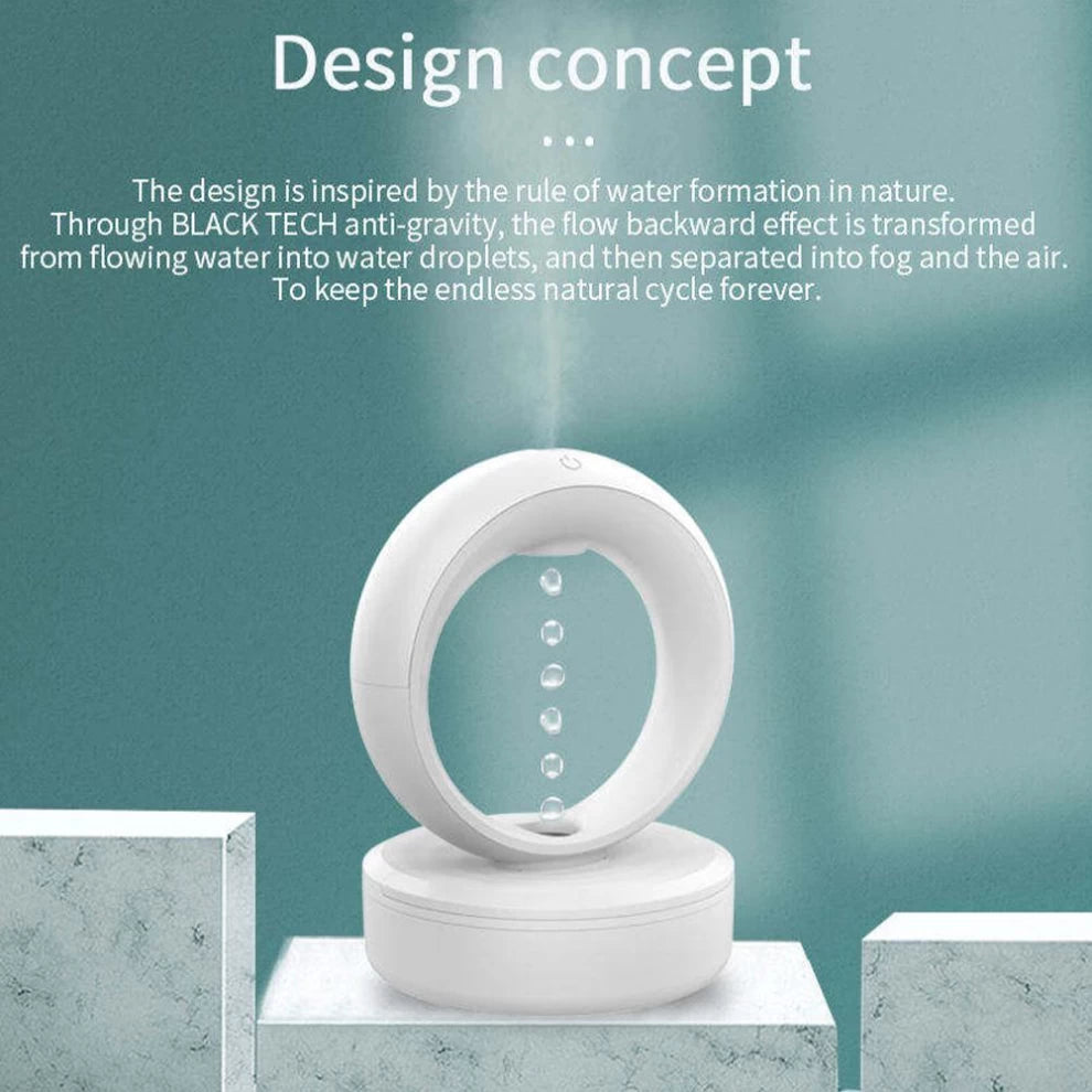 Anti Gravity Water Drop Humidifier Diffuser