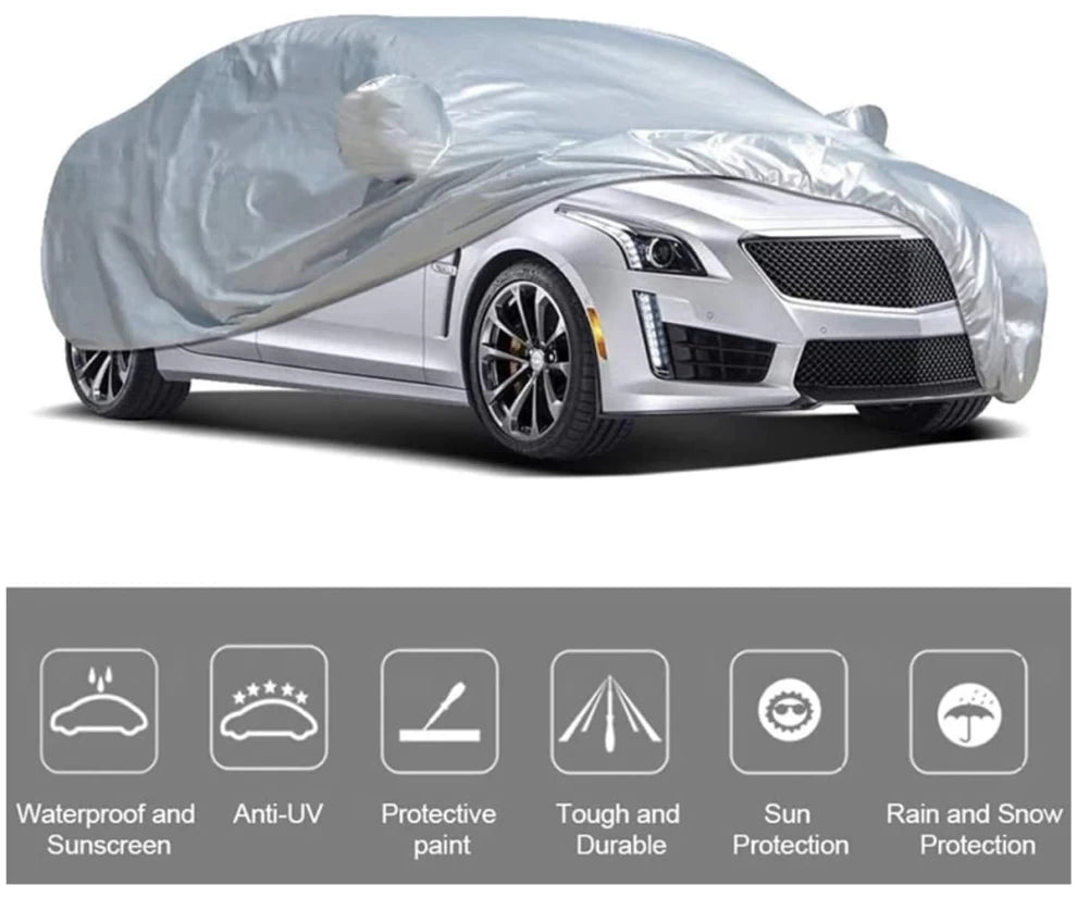 Waterproof Outdoor Car Cover for Sun Rain Protection-XXL-580CM