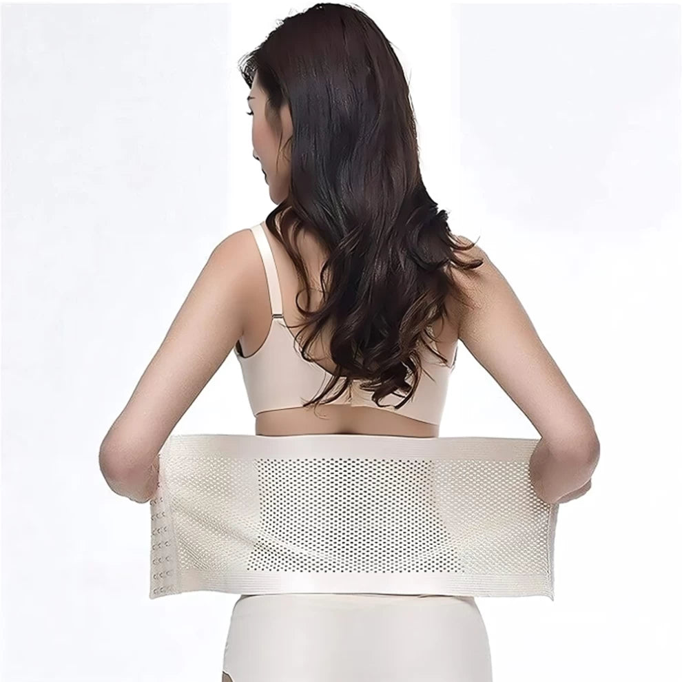 Waist Trainer Corset Belt for Slimming, Body Shaping-Beige