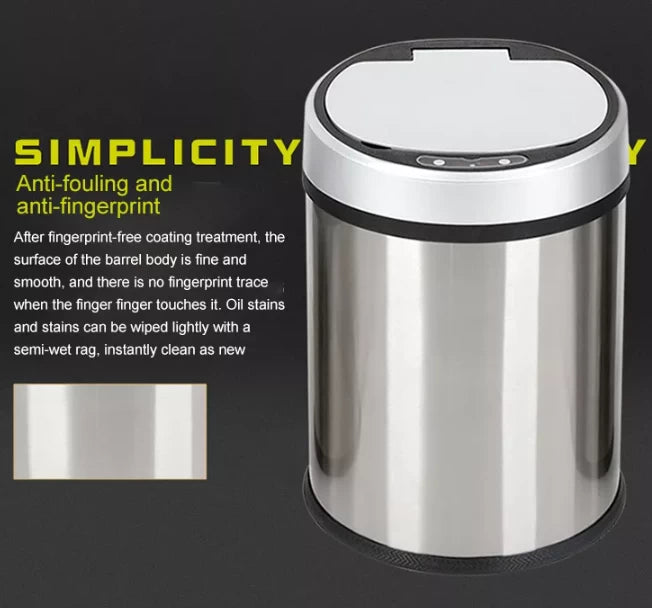Automatic Touchless Infrared Motion Sensor Trash Can 8L