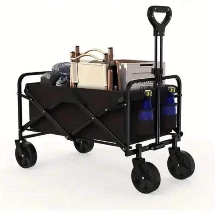 2 in 1 Heavy Duty Foldable Trolley Cart Wagon & Table – 90L