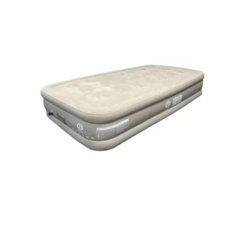 Single Size Auto Inflatable Air Bed with Built-In Pump – 100 cm x 190 cm x 40 cm