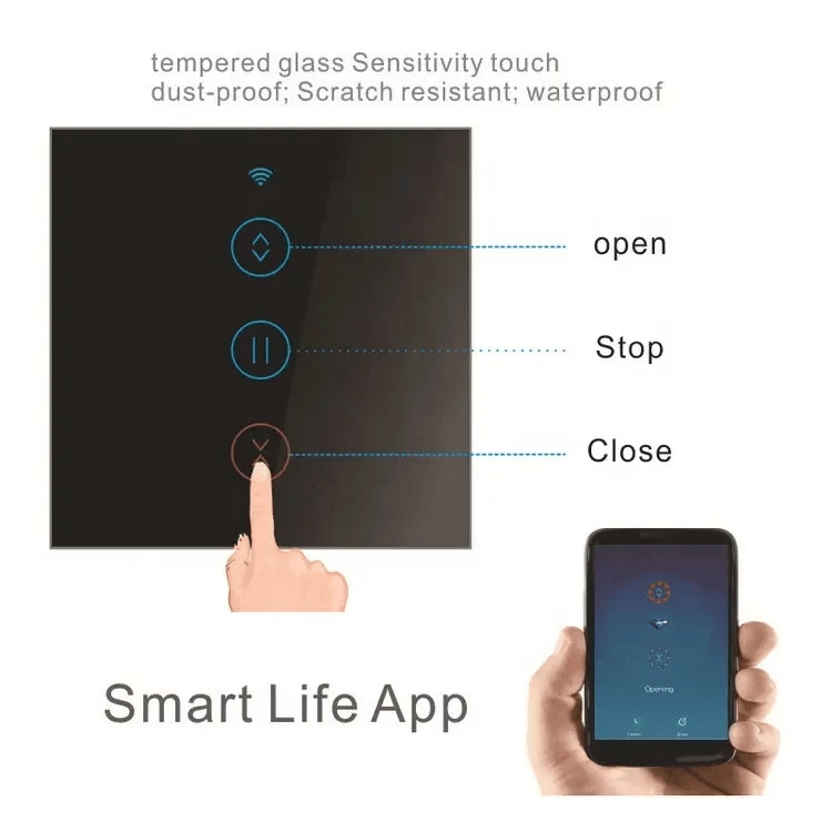 Smart WiFi Curtain,Tuya Roller Shutter Switch