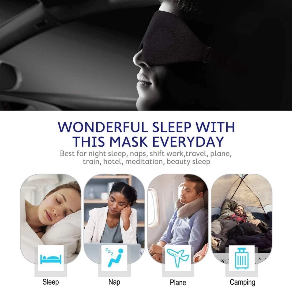 Sleep Eye Mask for Travel Light Blocking Rest