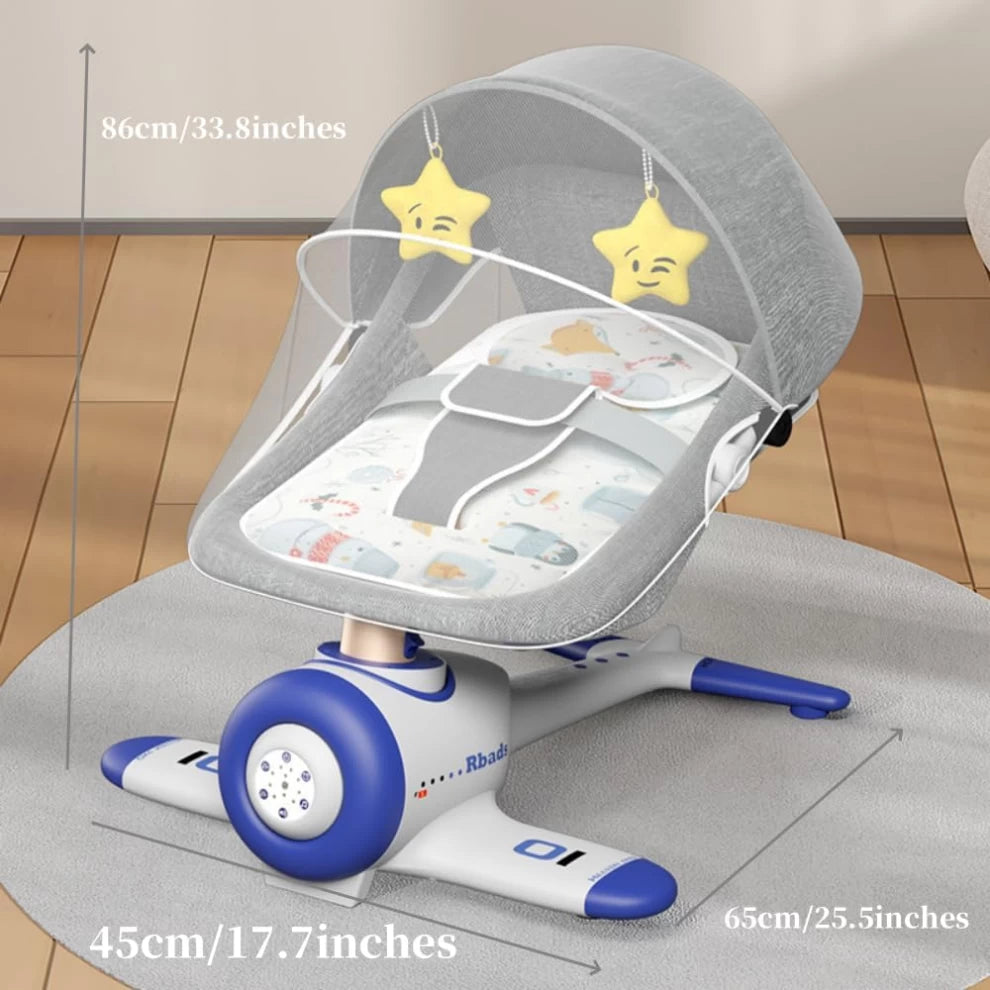 Baby Electric Swing & Rocking Chair – Smart Comfort for Your Little One!