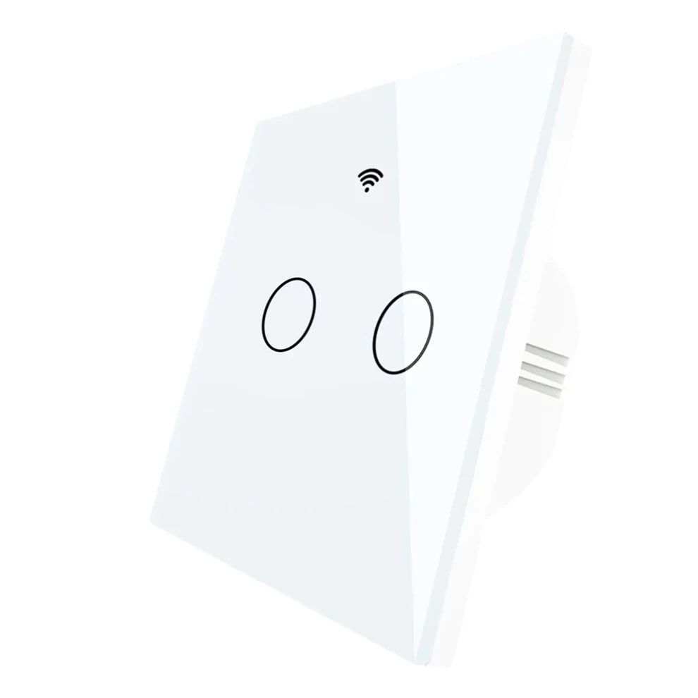 2 Gang wifi Smart Touch switch - No Neutral