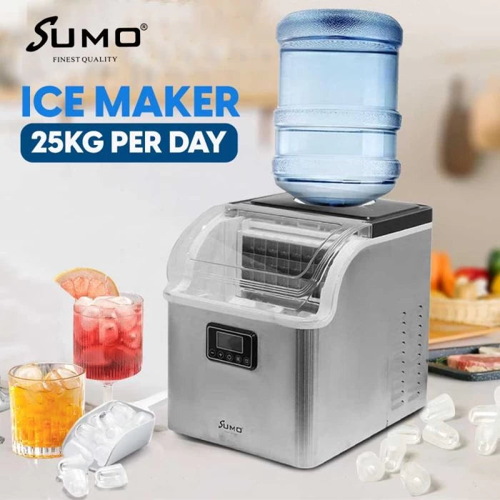 Sumo Per Day Ice Maker – Fast & Efficient Ice Production 25Kg