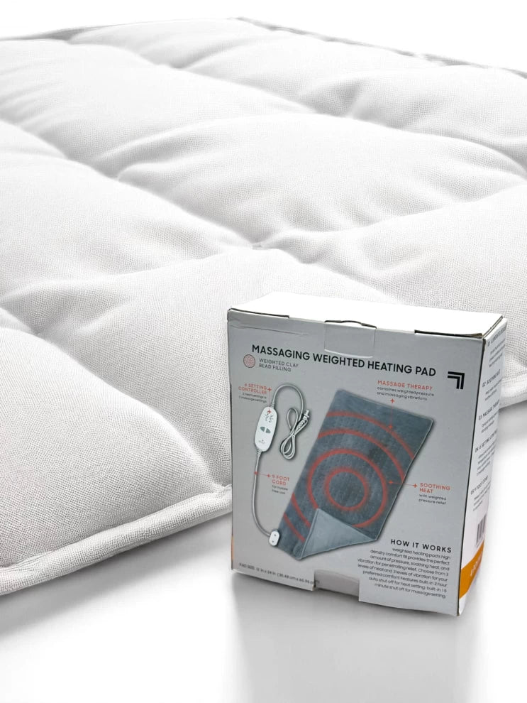 Calming Heat Wide Back Pain Massaging Pad 90 Degrees-Electric Pad