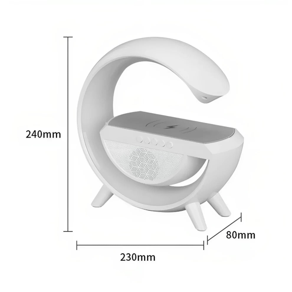 3 in 1 G Shape Wireless Charger with Speaker