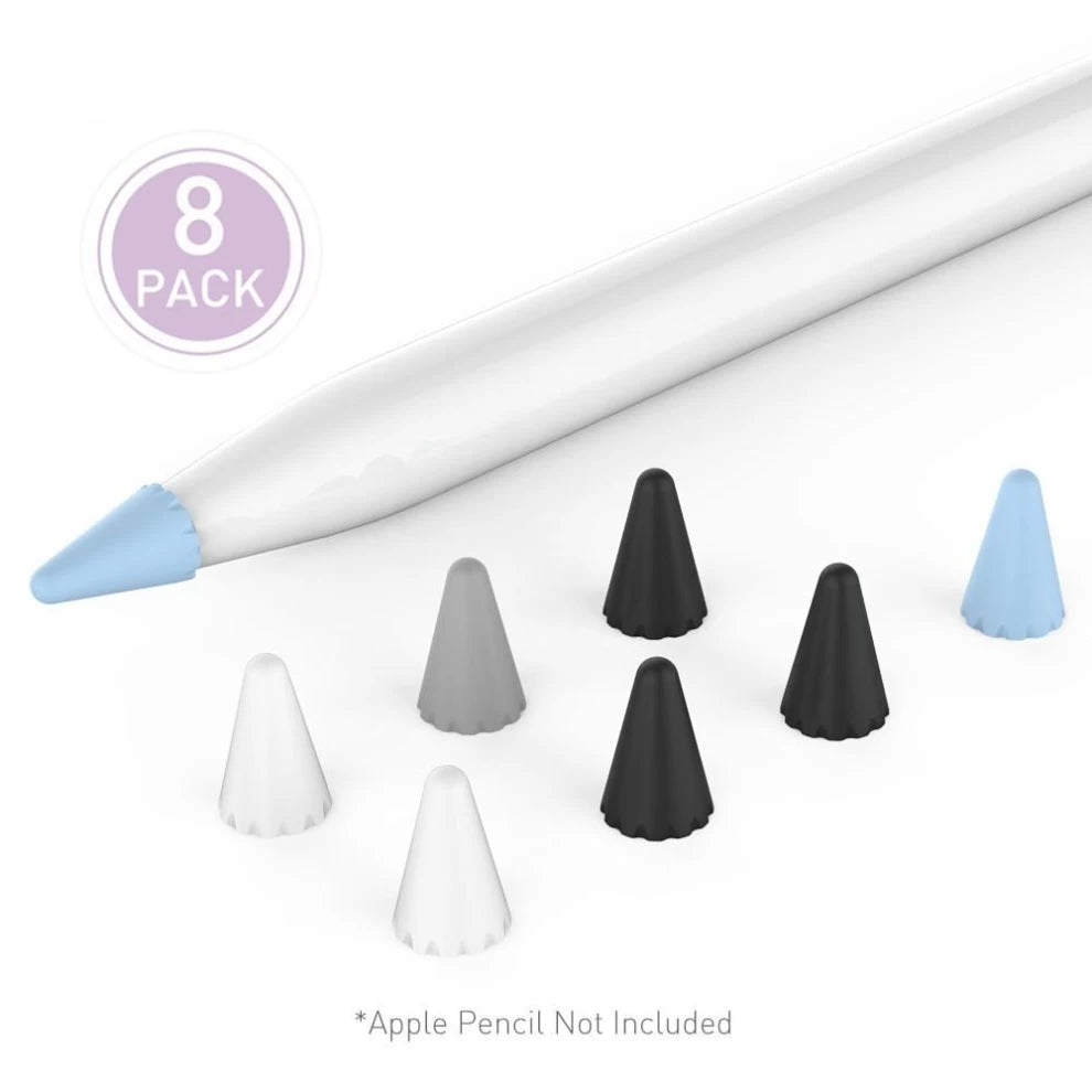 AhaStyle Silicone Nib Cover for Apple Pencil 1&2-Blue
