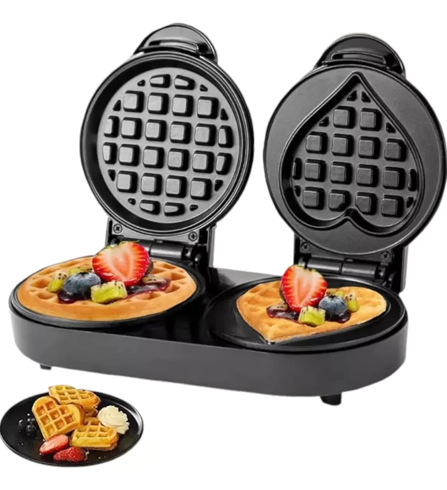 2in1 Non-Stick Electric Waffle Maker