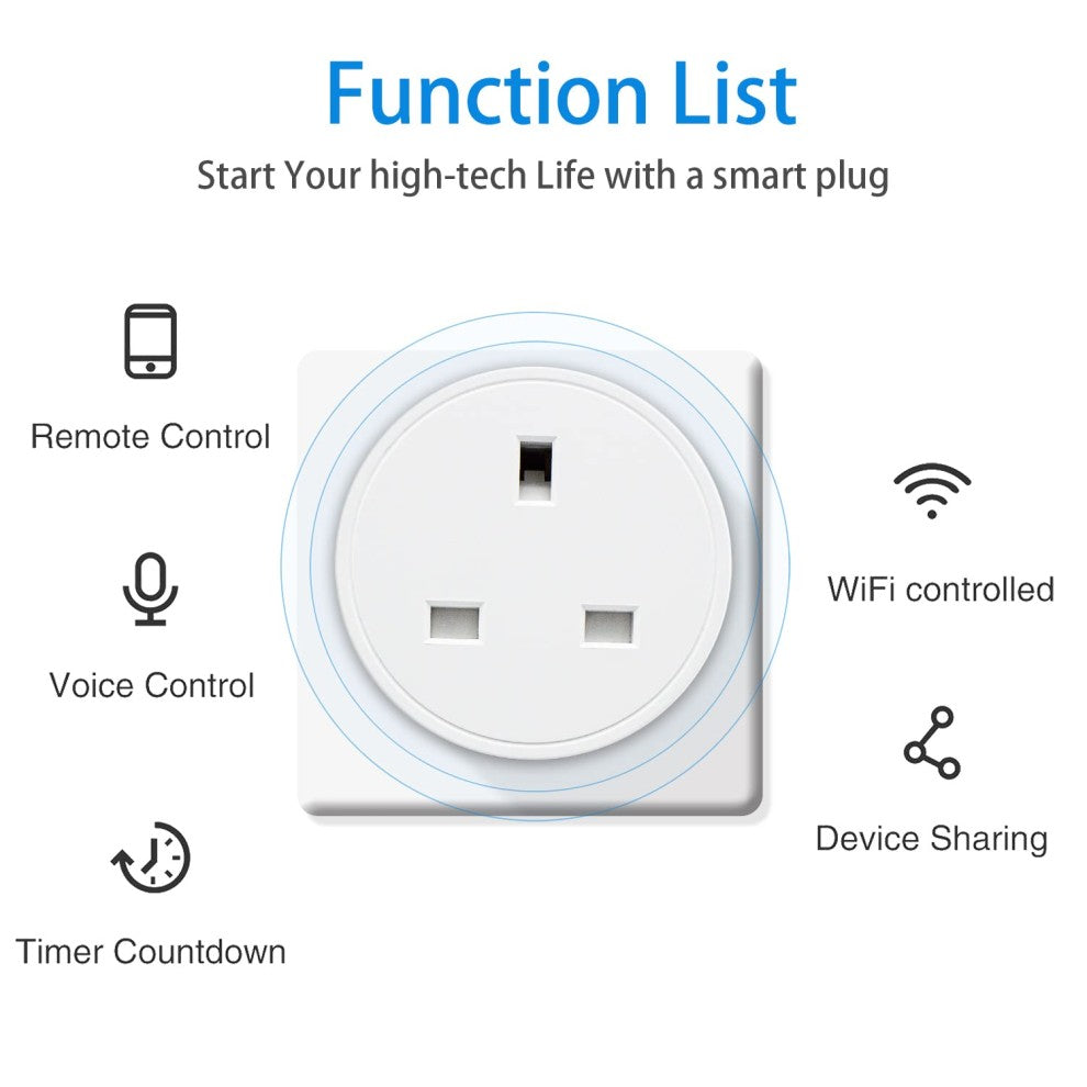 Smart Plug Outlet Switch WiFi Socket Remote Voice Control