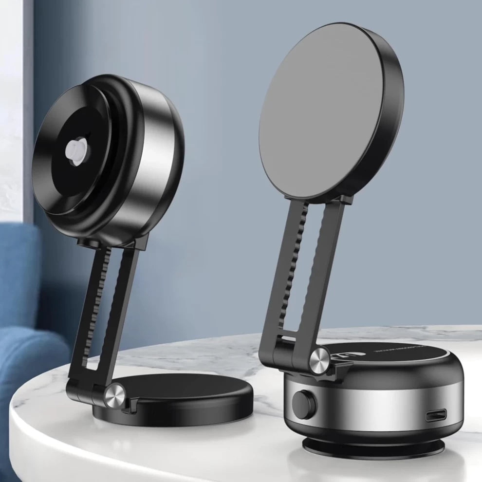 Automobile Flexible Double Suction Holder | Strong Vacuum Adsorption Mount