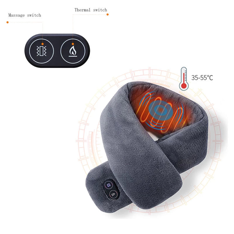 Thermal Neck Scarf Body Massage-Electric Pad