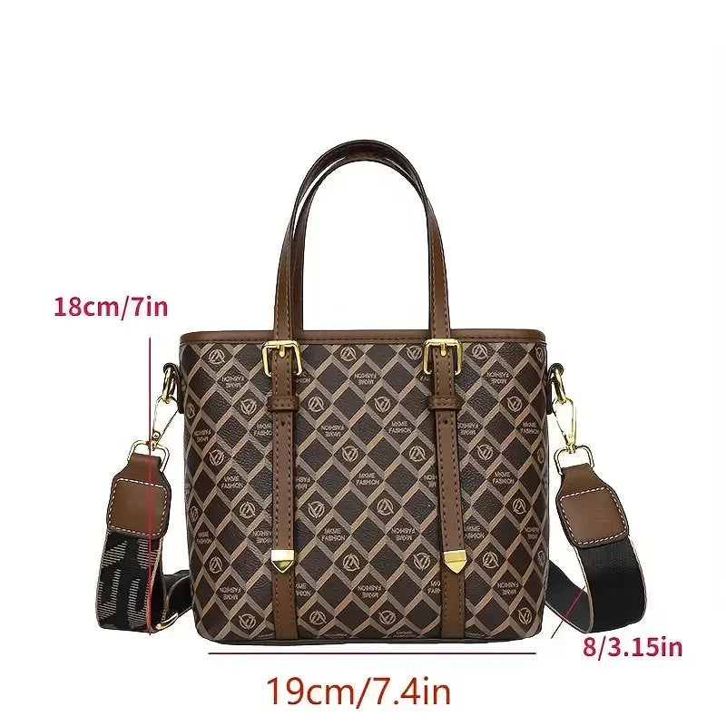 Women's Fashion PU Leather Bag brown