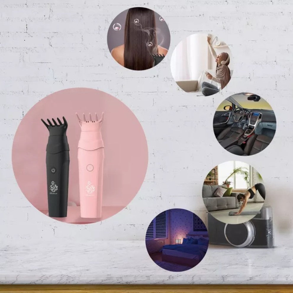 Bakhoor Hair Incense Burner Comb USB Charge