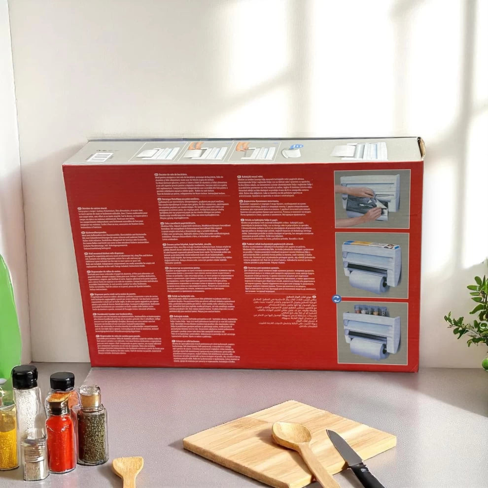 Wall Mounted Triple Paper Dispenser