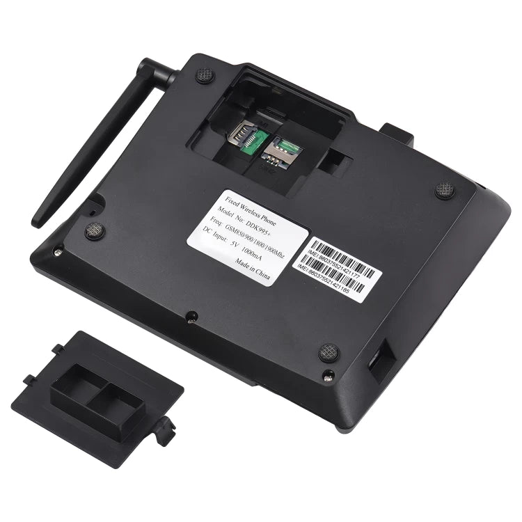 Wireless GSM Desk Phone with 2 SIM cards slots-ReChargable Battery