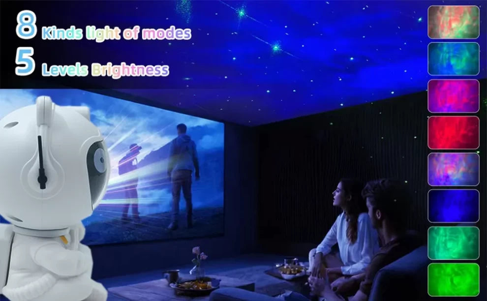 Astronaut Sky Projector Nightlight with Remote