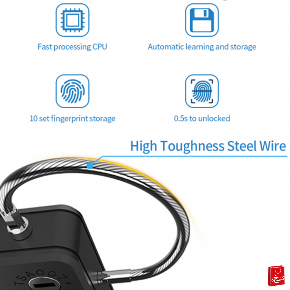 WiWU S6 Finger Print Pad Lock