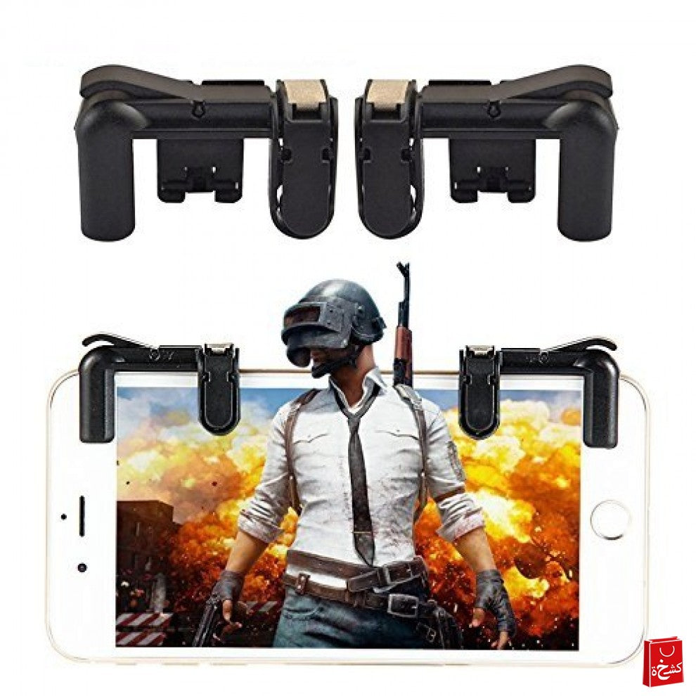 Black PUBG Trigger + Gamepad