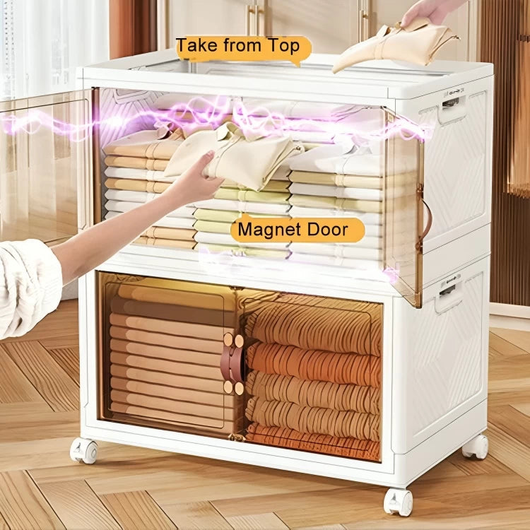 Storage Bins with Doors 3 layers