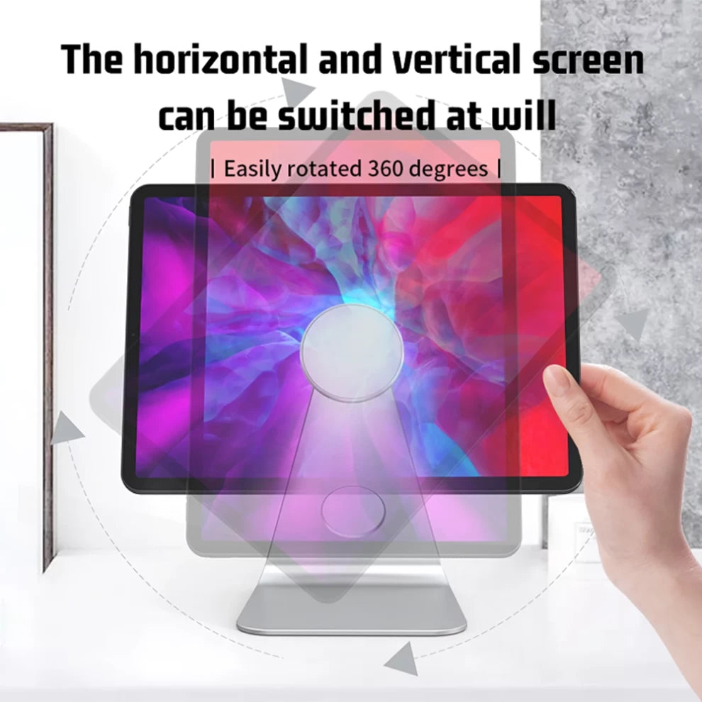 Tablet Ipad Stand L-Shaped Aluminum Alloy 360