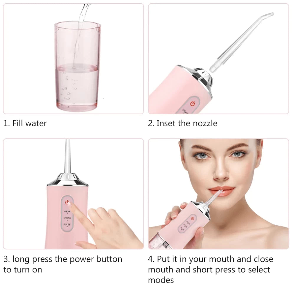 Teeth Cleaning Water Flosser Oral Care-220ml