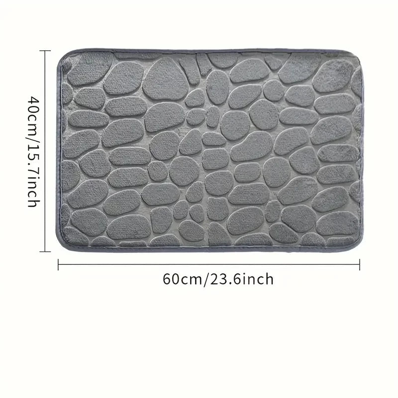 Bathroom Bath Mat Non-Slip Memory Foam