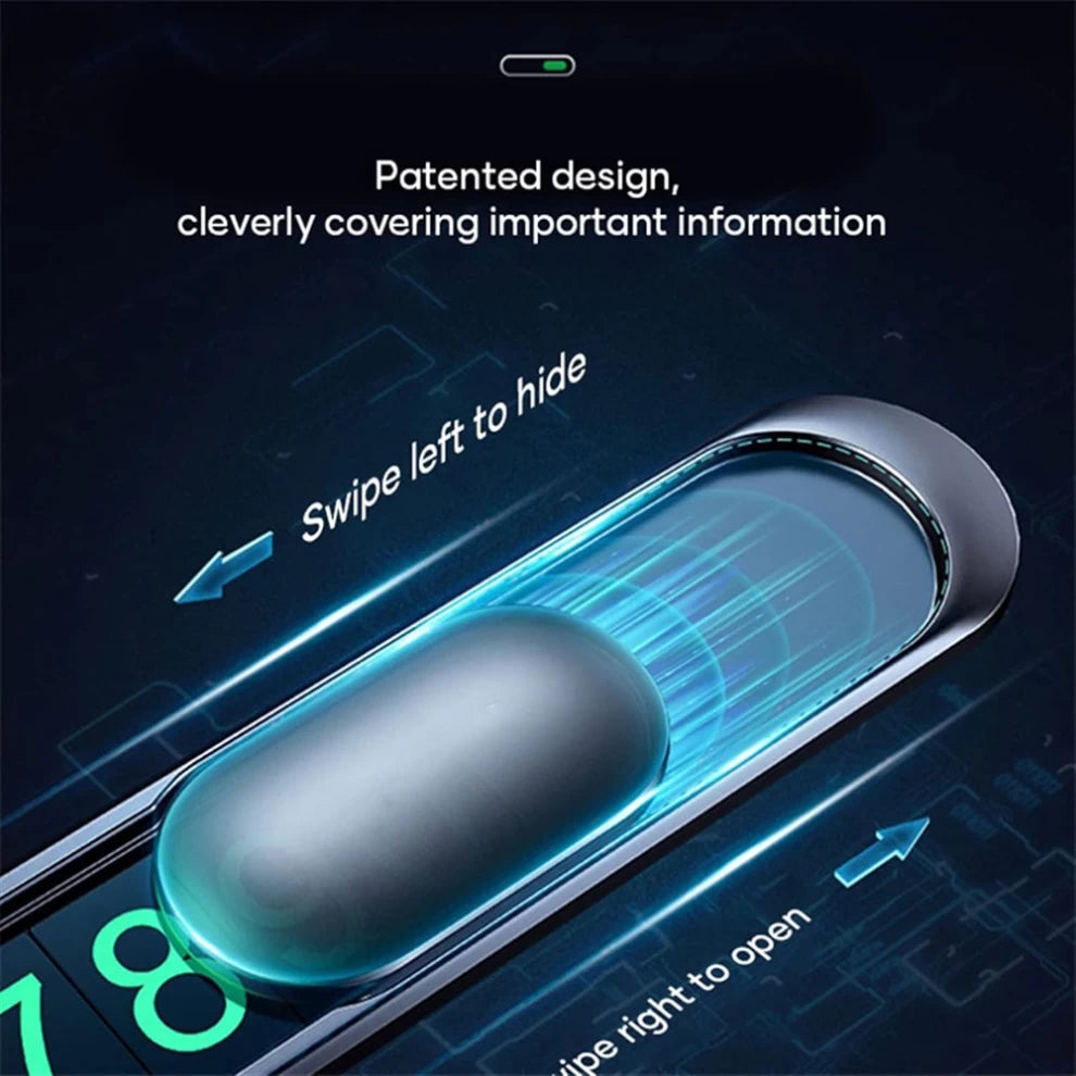 Vehicle Hoco Temporary Parking Card - Luminous Phone Number