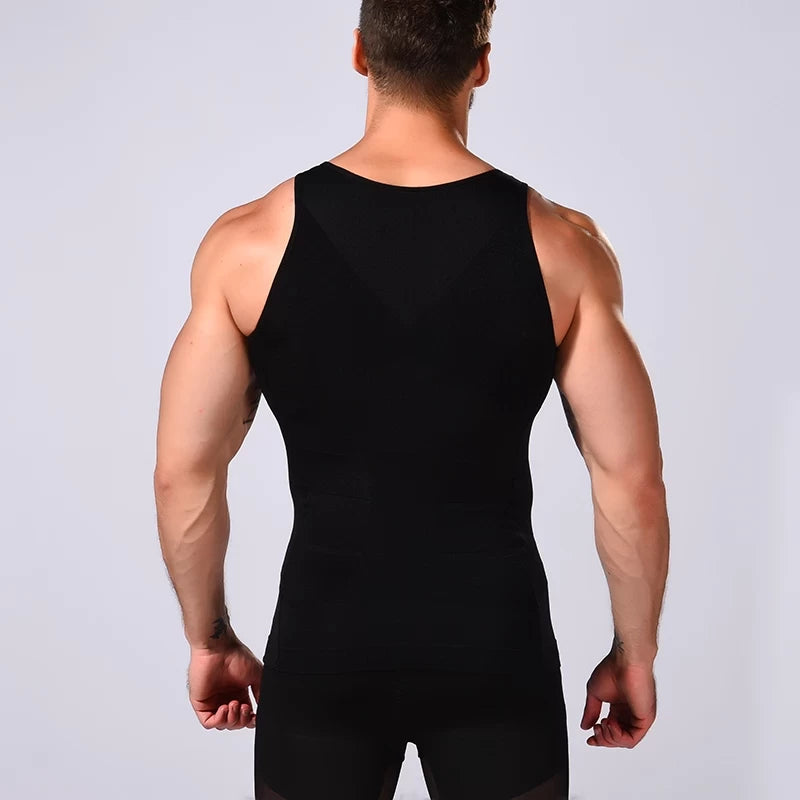 Slim N Lift Slimming Vest For Men Black Thick-007
