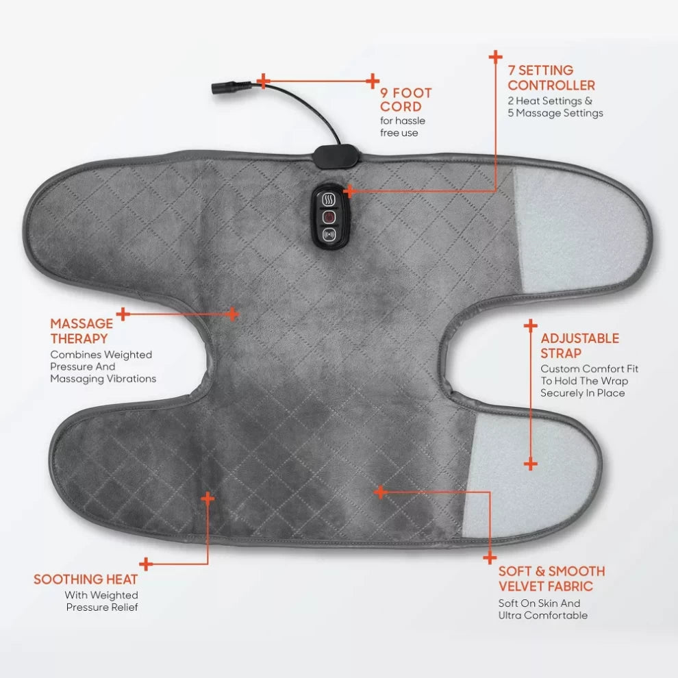 Calming Heat Massaging Electric Knee Wrap