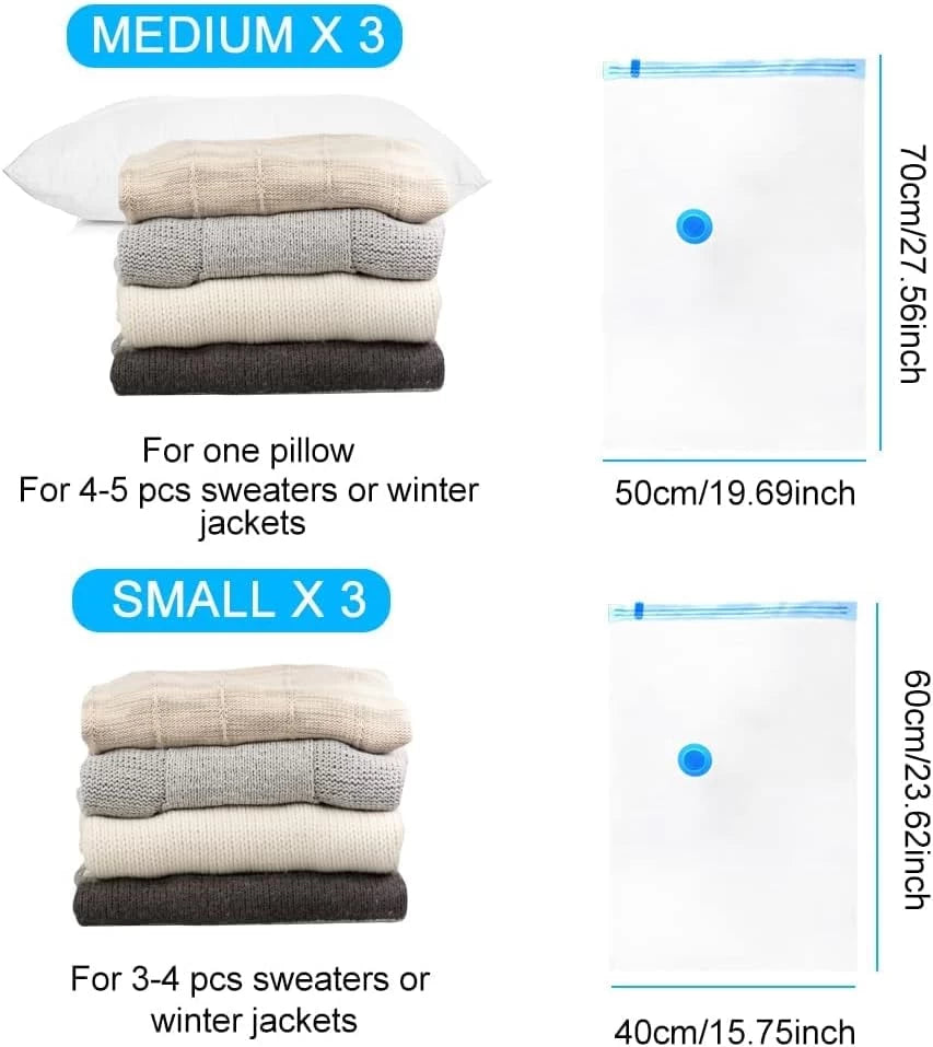 Vacuum Seal Bags with Pump-5 Bags