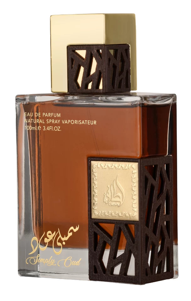 Simply Oud 100ml EDP By Lattafa- New, Rich and Deep Arabian Oud perfume for Men