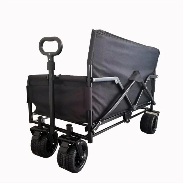 2 in 1 Foldable Trolley Cart Wagon and Chair