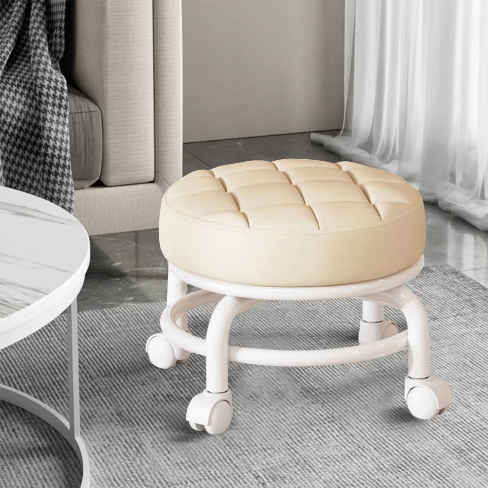 Wheeled Low Stool