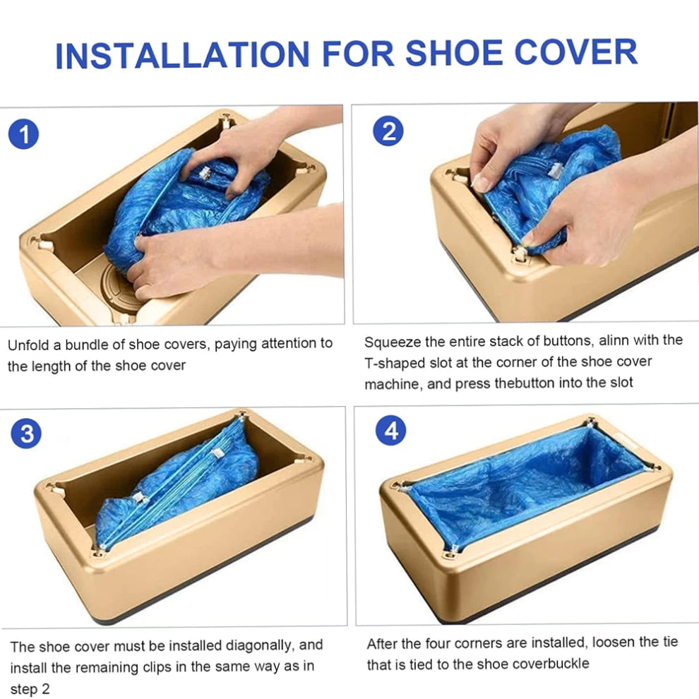 Automatic Shoe Cover Machine with -100 Plastic Bags