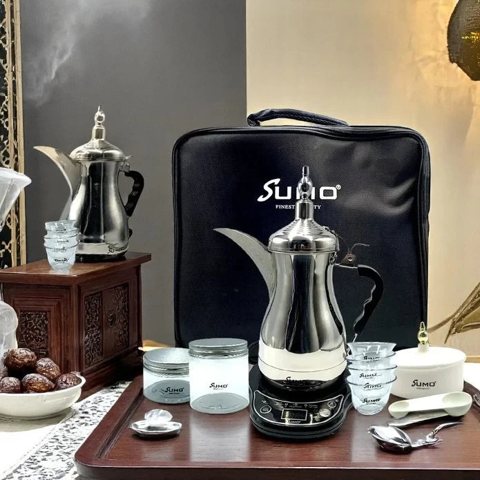 Sumo Arabian Dallah Electric Coffee Maker With Bag - 1000W