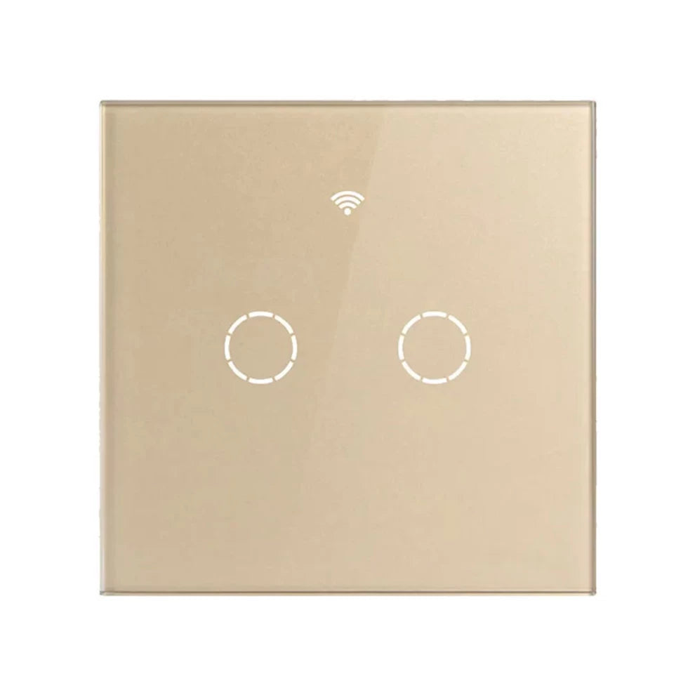 2 Gang wifi Smart Touch switch - No Neutral