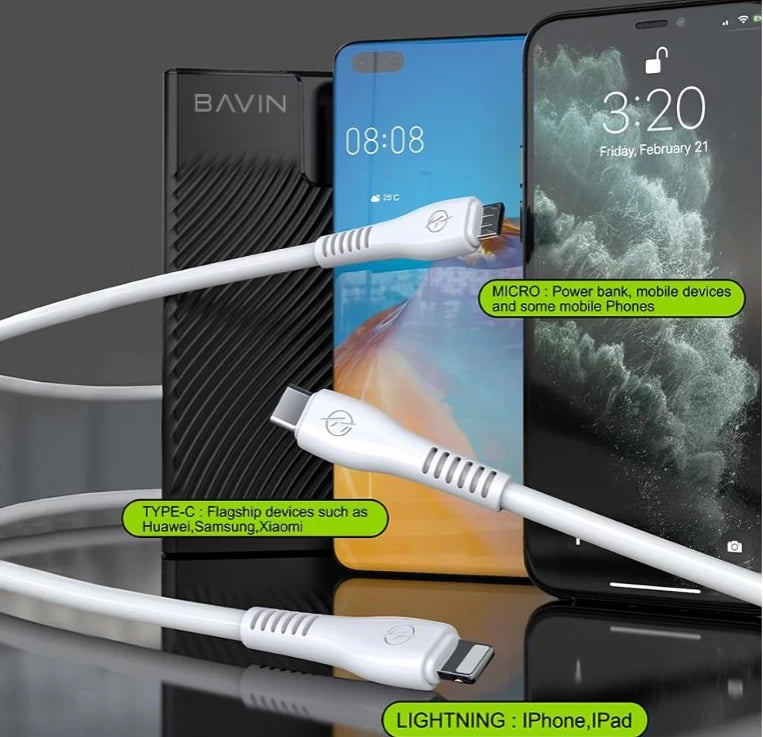 BAVIN Fast USB Cable, micro USB charging cable