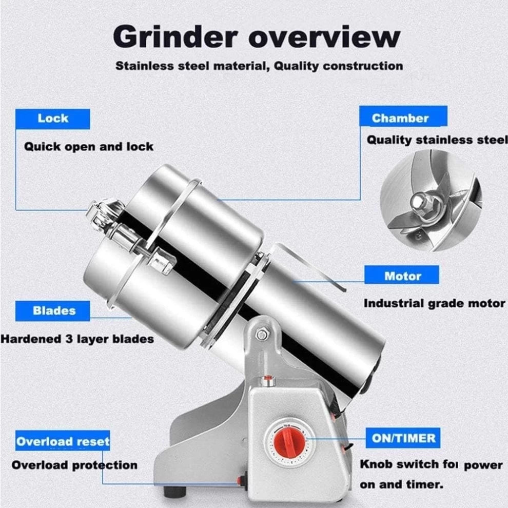 Sumo High-Speed Stainless Steel Multifunction Grinder – 650 Gram