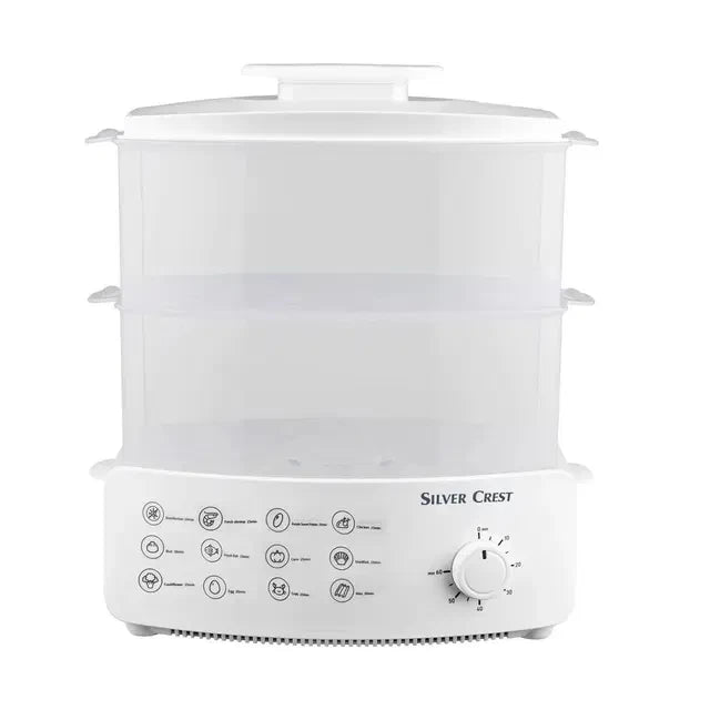 Silver Crest 12L Electric Steamer 1500W – Healthy and Quick Cooking
