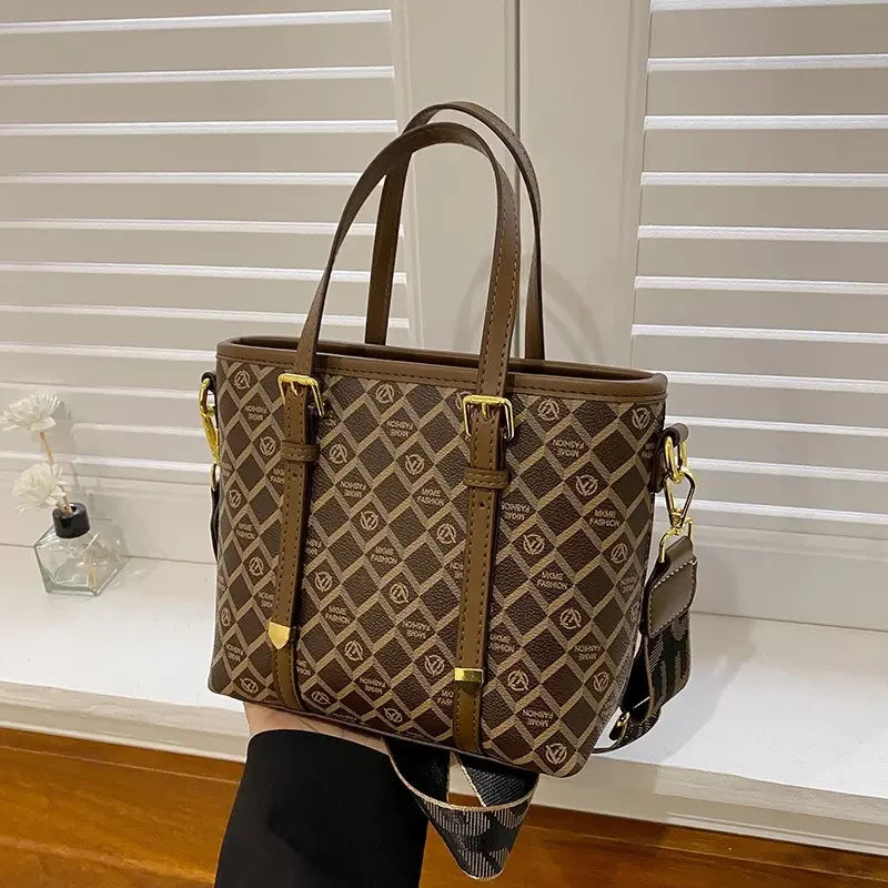 Women's Fashion PU Leather Bag brown