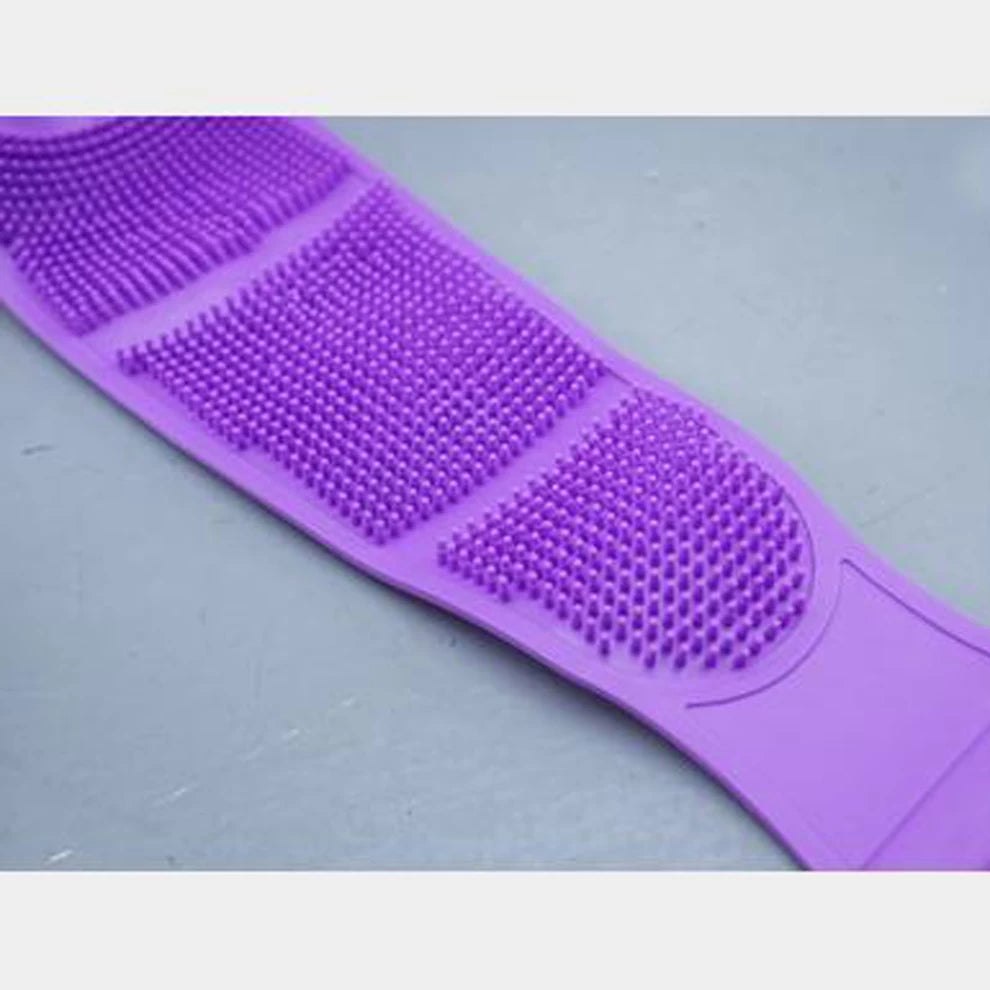 Silicone Bath Belt body Back Brush Wash Bathroom Clean Tools