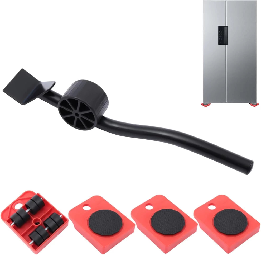 4Pcs Furniture Lifter & Mover Sliders Kit – Heavy Duty Transport Tool Set