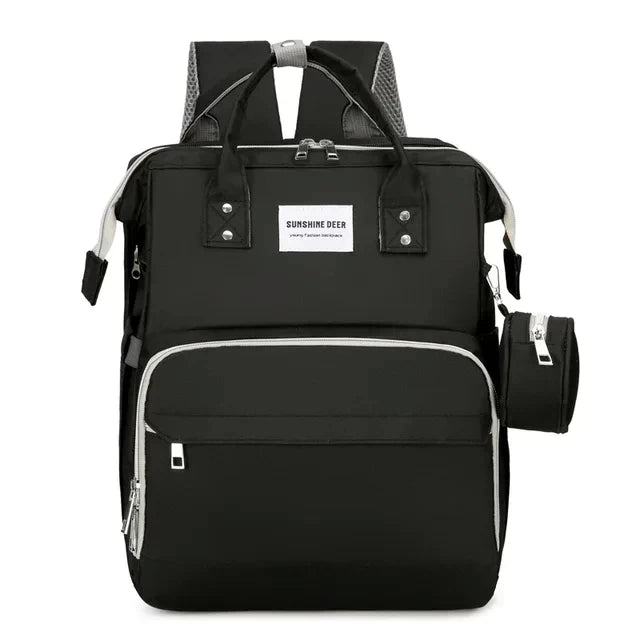 Baby travel Kids cot 3 in 1 Diaper Bag with Changing Bed mom