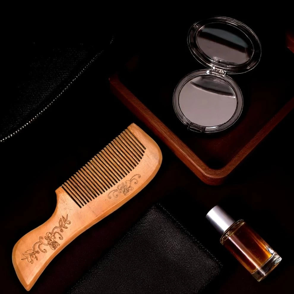 Wooden Comb Baby Hair Brush Anti-Static Pocket sized