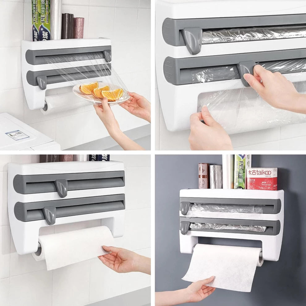 Wall Mounted Triple Paper Dispenser
