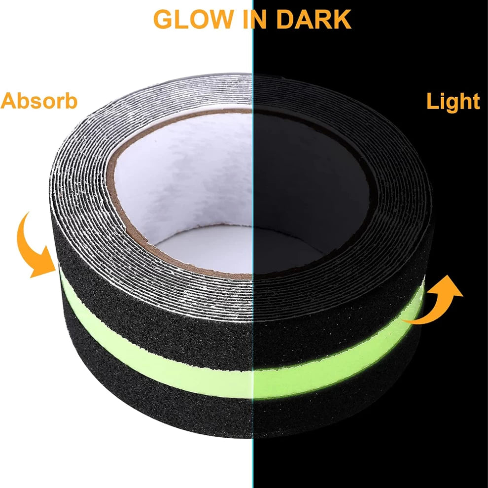 Anti Slip Traction Tape Glow Green For Stairs, Floor-5m