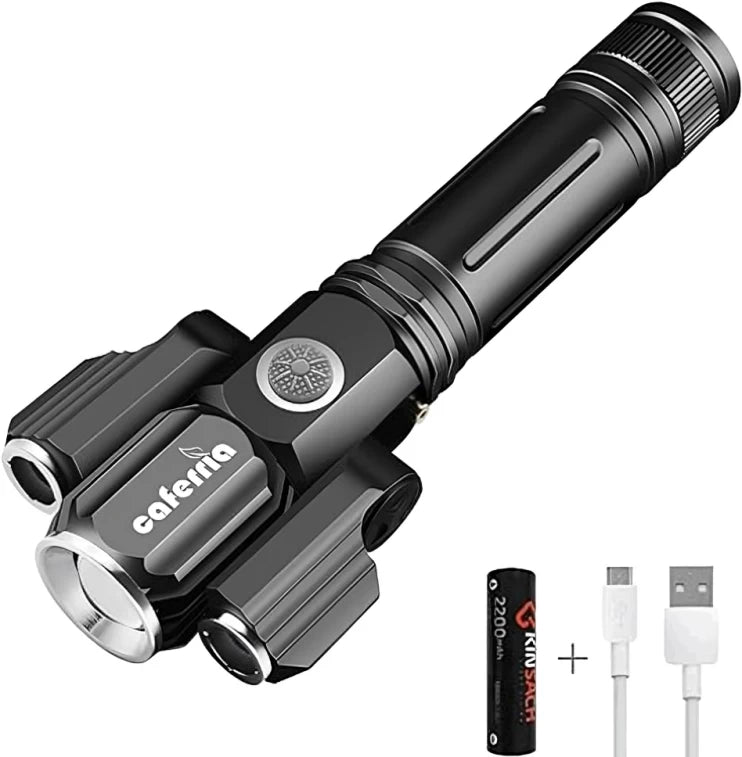 Tactical Flashlight 1000 Lumens Electric Torch